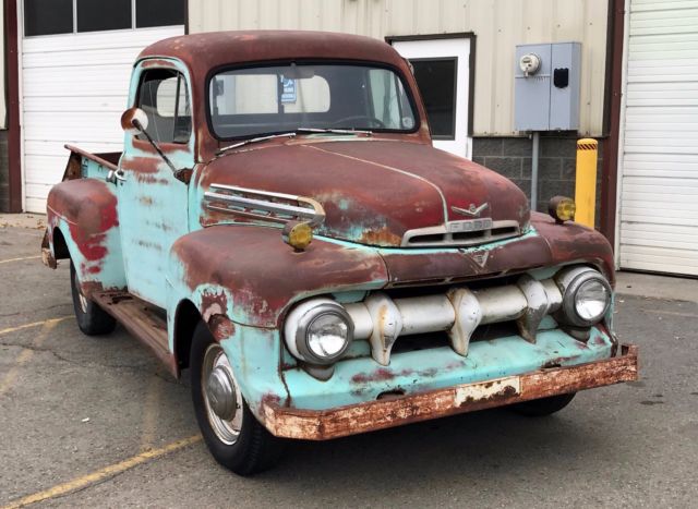1951 Ford F1, Patina, Flathead V8, Barn Find, Rat Rod, Hot Rod, Original, F100 1951 Ford Other Pickups