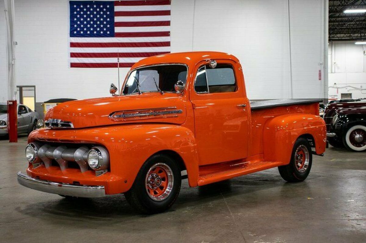 1951 Ford F100  9435 Miles Orange  327 Automatic 1951 Ford F-100