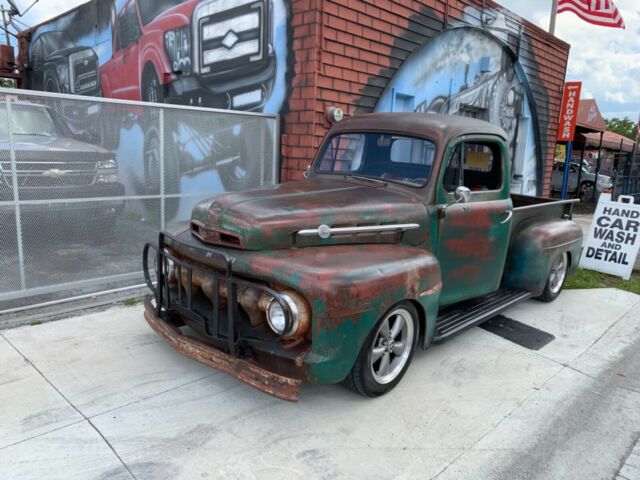 1951 FORD F100 PATINA LATE MODEL FRAME V8 4.6l FUEL INJECTED MOTOR NO RESERVE 1951 Ford F-100