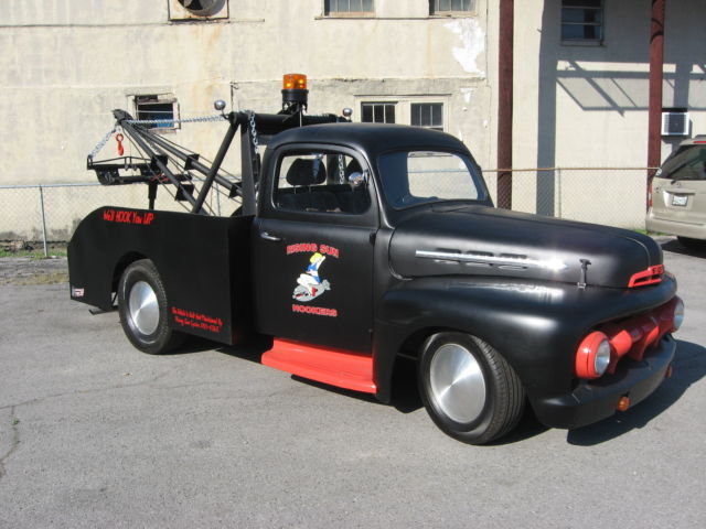 1951 Ford F3 tow truck wrecker hot rod flathead V8 rat rod 1 ton 1951 Ford Other Pickups