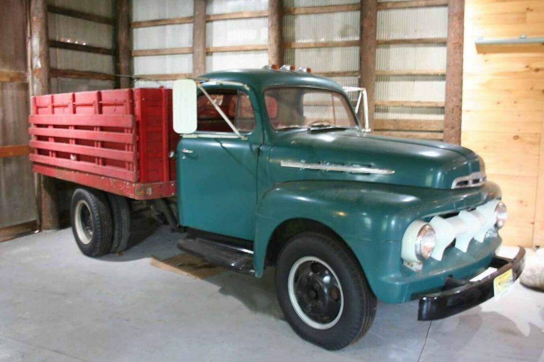 1951 Ford F4 Flatbed/Stakebed Grain Truck - Only 64000 Original Miles 1951 Ford Other Pickups