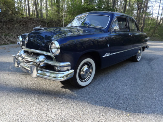 1951 Ford Shoebox Custom, V8, 239 cid flat-head, 3 speed manual on the column 1951 Ford 2 door Custom, Shoebox