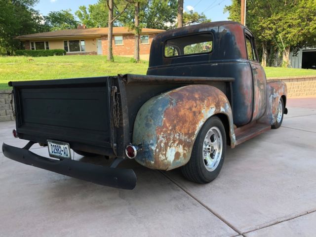 1951 GMC 100 3 Window Short Bed Ratrod Patina Shop Truck Chevy 3100 - photo 4