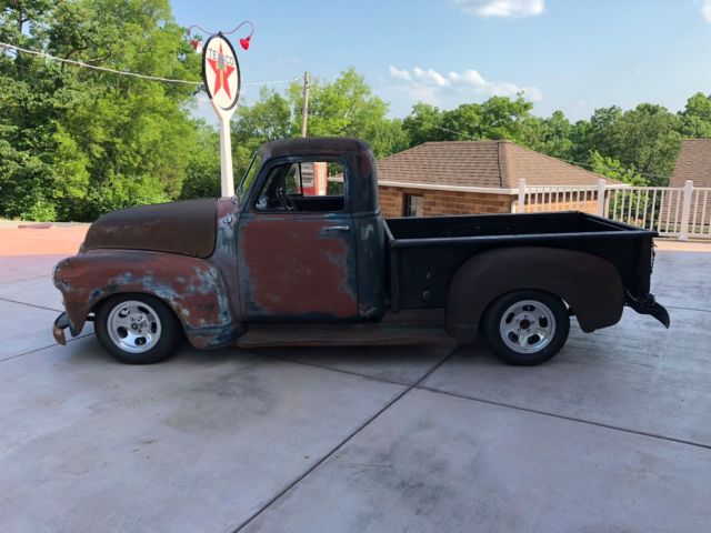 1951 GMC 100 3 Window Short Bed Ratrod Patina Shop Truck Chevy 3100 - photo 6