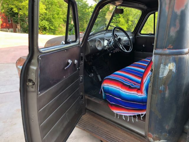 1951 GMC 100 3 Window Short Bed Ratrod Patina Shop Truck Chevy 3100 - photo 8