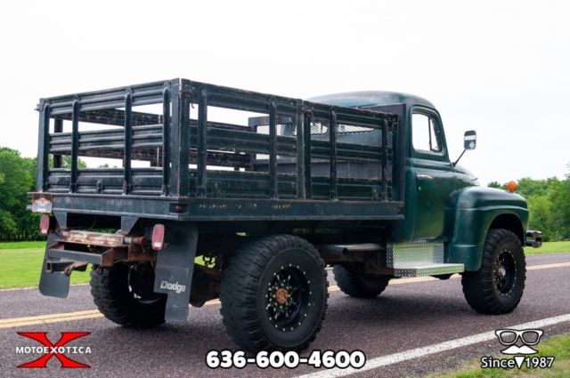 1951 International Harvester L 162 L-162 4x4 Stake Bed Truck - photo 8