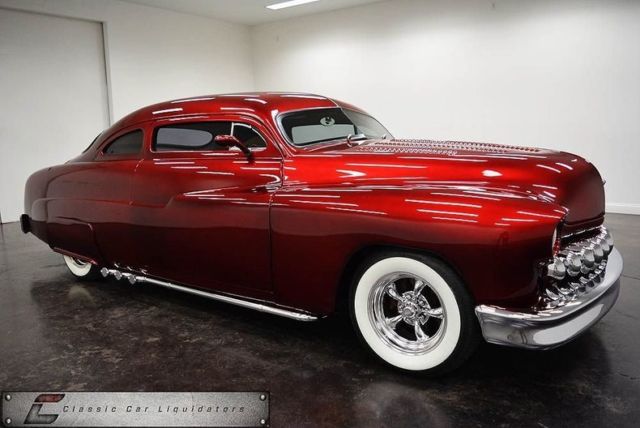 1951 Mercury Coupe Custom Chopped Top Street Rod 60 Miles 350 V8 Turbo 350 Aut 1951 Mercury Coupe Custom Chopped Top Street Rod