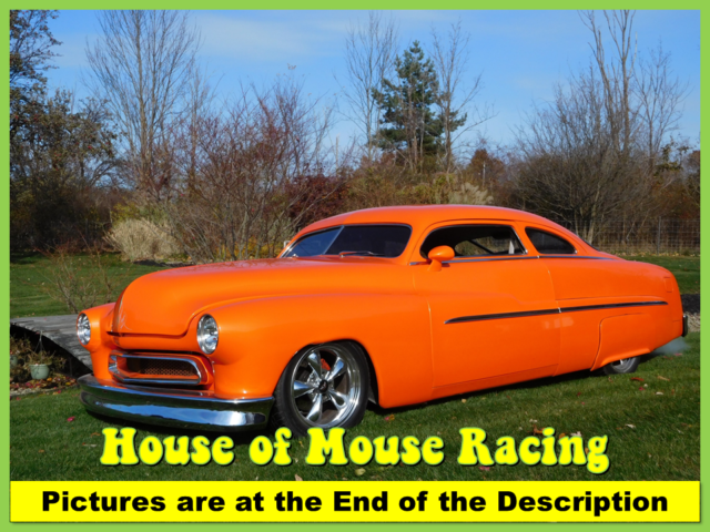 1951 Mercury Custom Coupe Chopped LT1 OD PS PB AC Air Ride Turnkey Beautiful 1951 Mercury Custom LT1 OD PS PB AC Air Ride Turnkey