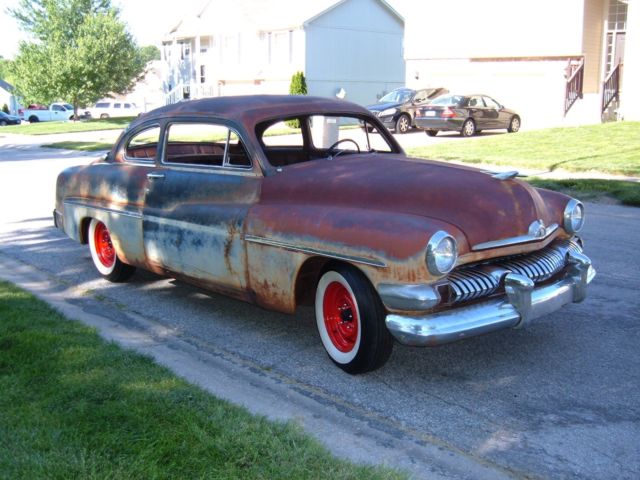 1951 MERCURY MONTEREY, 2 DOOR, LEAD SLED, PATINA, BARN FIND, 1949, 1950, L@@K 1951 Mercury 2 Door Coupe