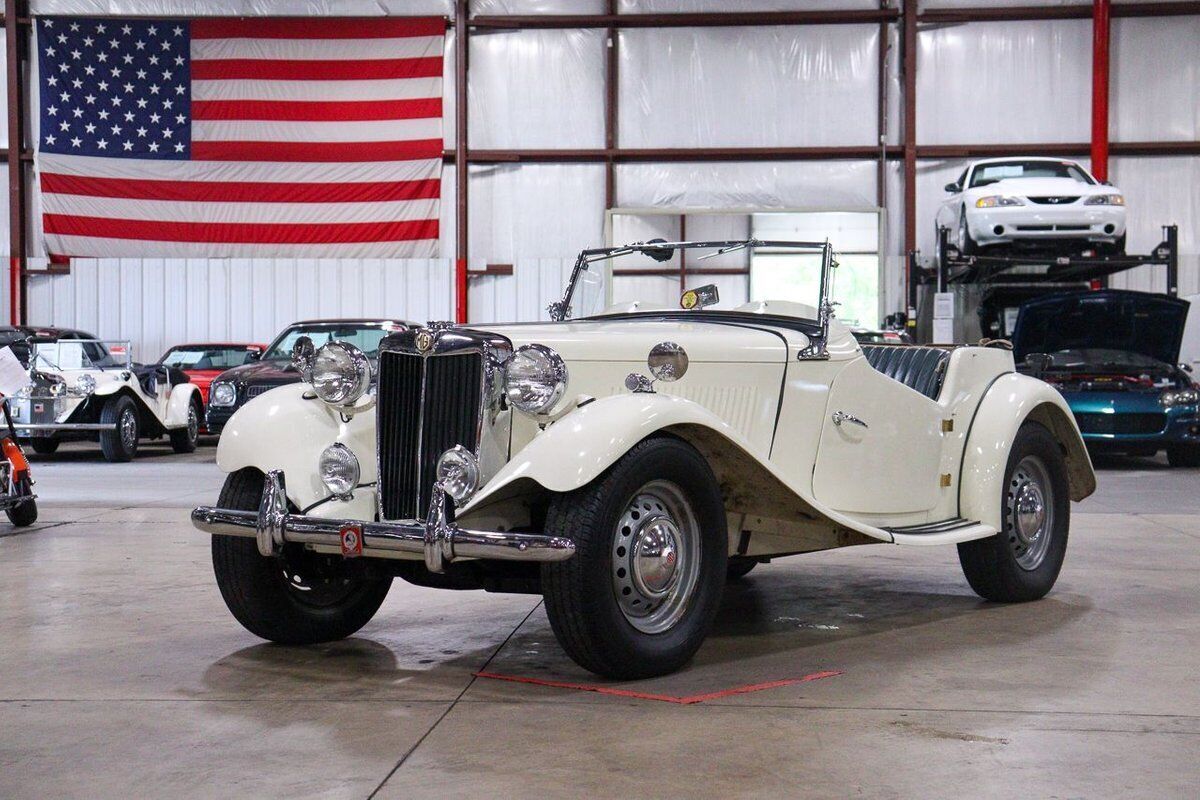 1951 MG TD Convertible 16445 Miles Beige Convertible 4 Cyl Manual 1951 MG T-Series Convertible