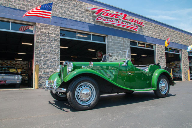 1951 MG TD Soft Top Side Curtains New Tires Same Owner Since 1985 1951 MG TD Roadster