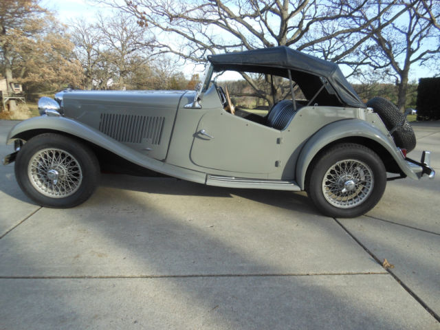 1951 MG TD Wire Wheels Rebuilt Mark II Engine Fresh Paint 1951 MG T-Series
