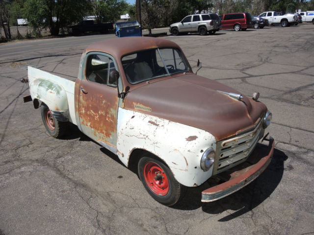 1951 Studbaker PICKUP TRUCK 2R5 C-Cab R-Series Stude 1/2 ton Climatizer PROJECT 1951 Studebaker 2R5-12