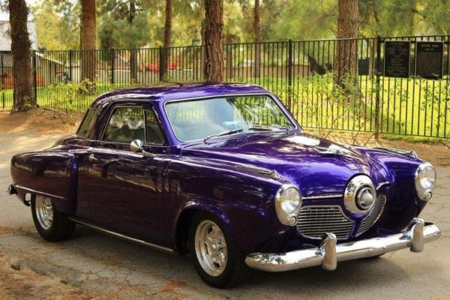 1951 Studebaker Champion Starlight Coupe 33648 Miles Purple Coupe 302V8 Automati 1951 Studebaker Champion Starlight Coupe