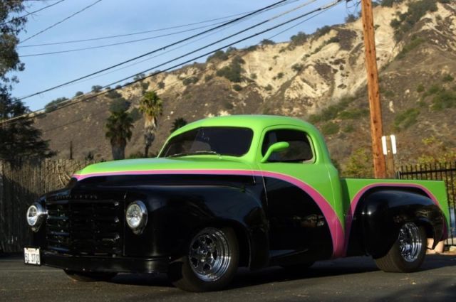 1951 Studebaker Pickup Truck 2R5 short bed Chopped top V8 AC PS Auto Trans 9" 1951 Studebaker Pickup 2R5