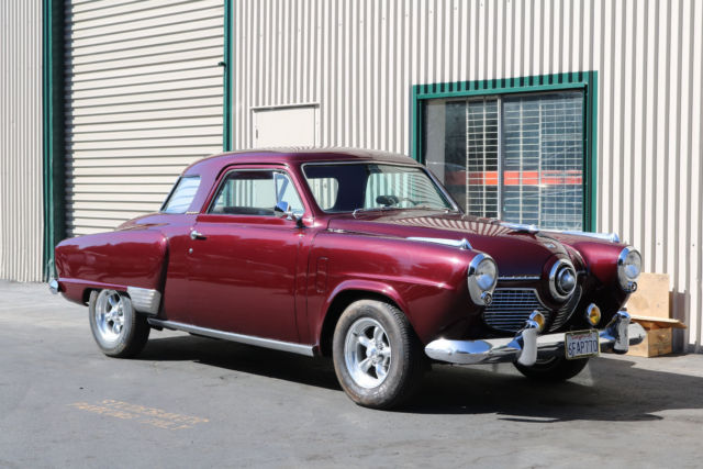 1951 Studebaker Starlight Coupe Hot Rod with clone Avanti R4 motor 1951 Studebaker Commander Starlite