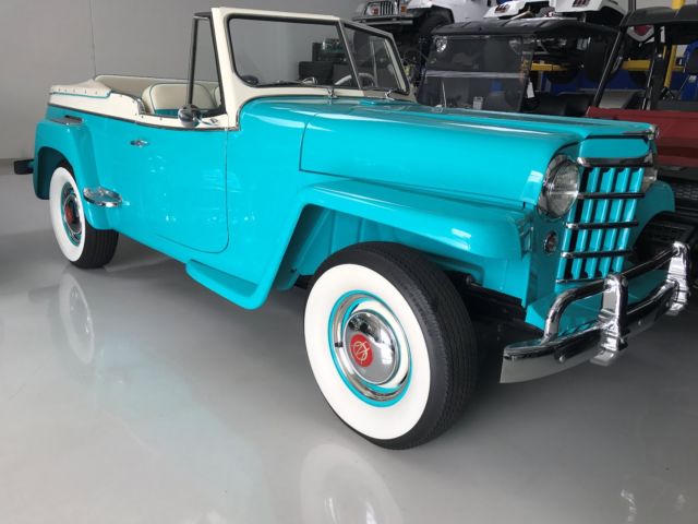 1951 Willys Jeepster - Aqua Blue 1951 Willys Jeepster