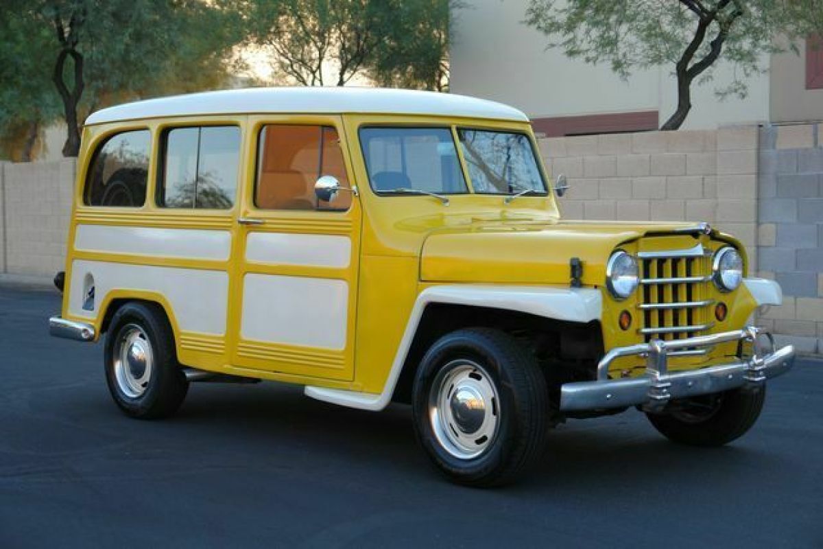 1951 Willys Wagon , Yellow with 3071 Miles available now! 1951 Willys Wagon