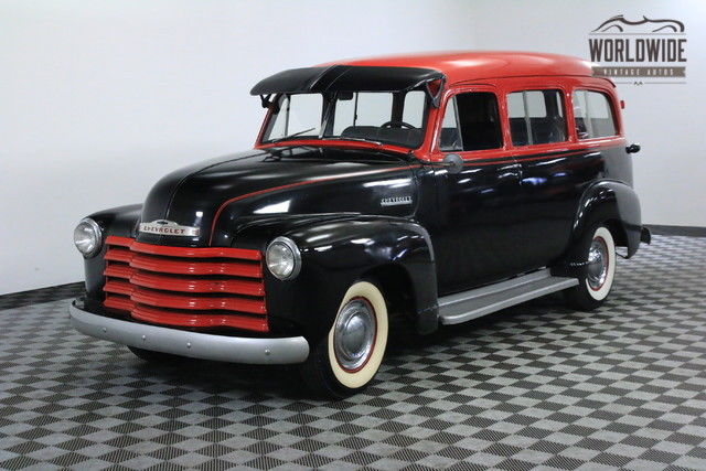 1952 Black RARE EARLY SUBURBAN COLLECTOR! 1952 Chevrolet Suburban RARE EARLY SUBURBAN COLLECTOR