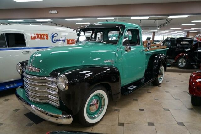 1952 Chevrolet 3100 5 Window 0 Ocean Green 5.3L 4L60 Automatic 1952 Chevrolet Other Pickups 5 Window
