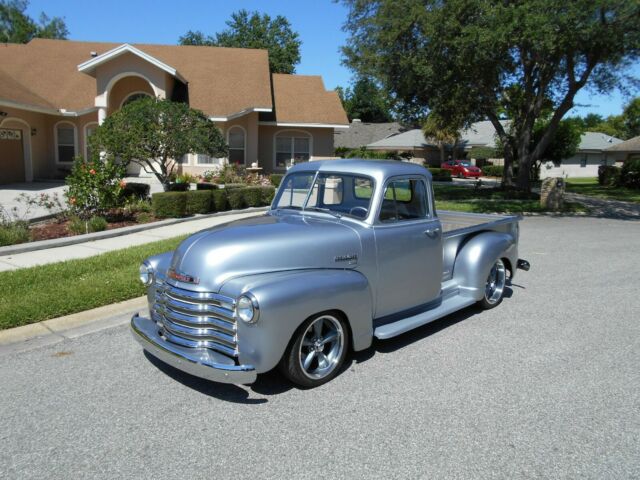 1952 Chevrolet 3100 5 Window Custom, Silver-Burgundy Int,Full Custom MUST SEE!! 1952 Chevrolet Other Pickups Complete Restoration