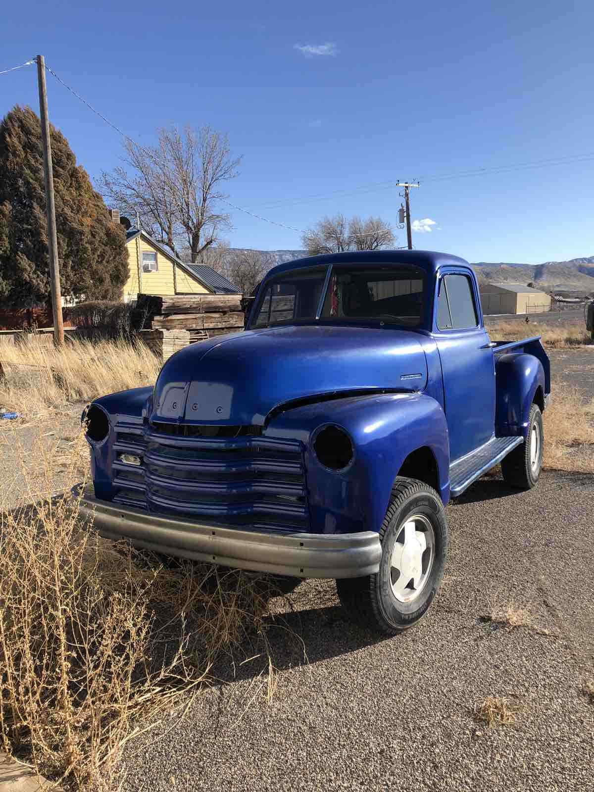 1952 Chevrolet 3100 Pickup Blue 4WD Manual 1952 Chevrolet 3100