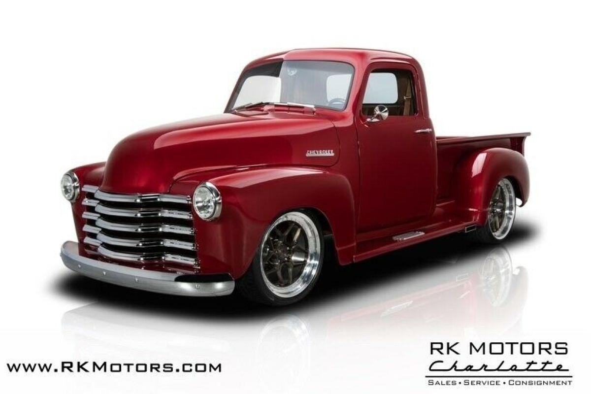 1952 Chevrolet 3100 Pickup Truck Crystal Red Metallic Pickup Truck 6.0 Liter V8 1952 Chevrolet Other Pickups