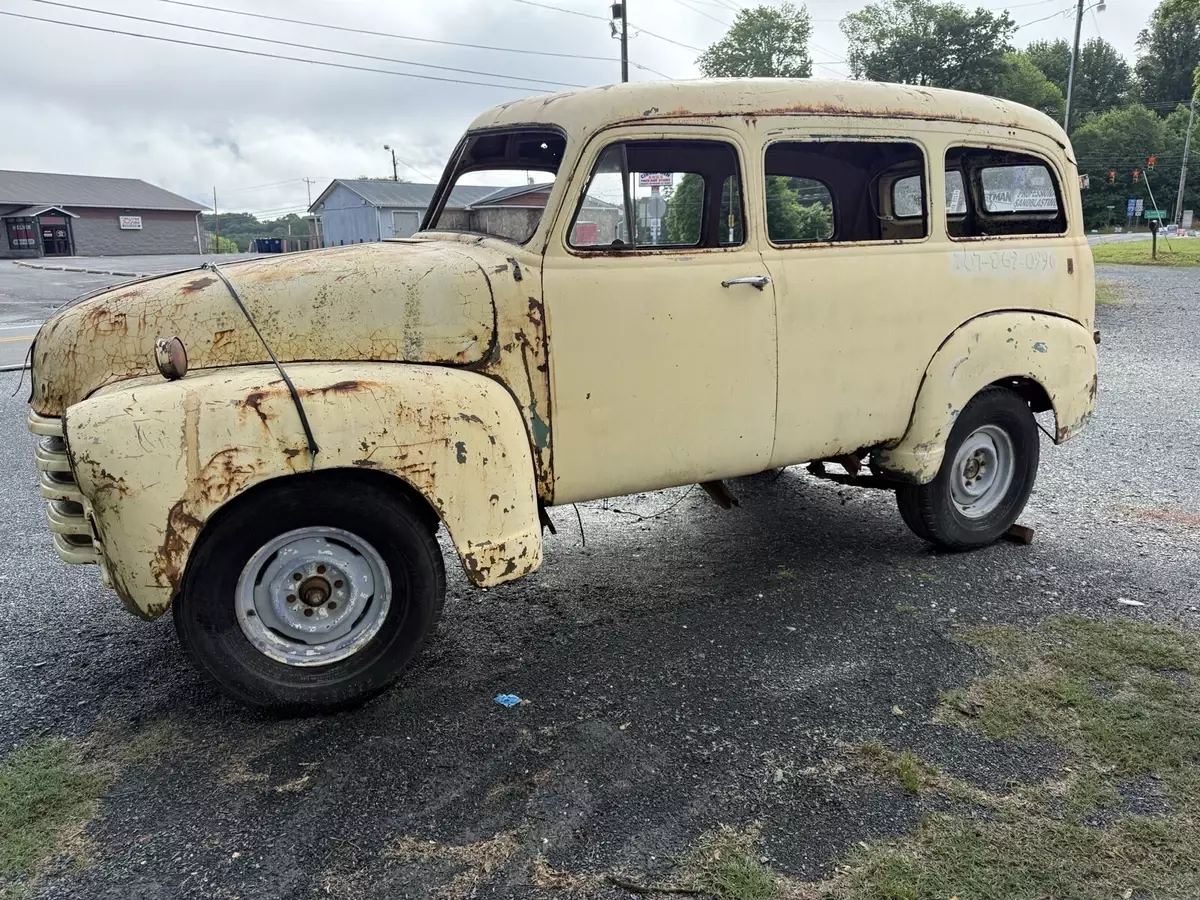 1952 Chevrolet 3100 Yellow 3100 PATINA SUBURBAN PROJECT 1952 Chevrolet 3100 3100 PATINA SUBURBAN PROJECT