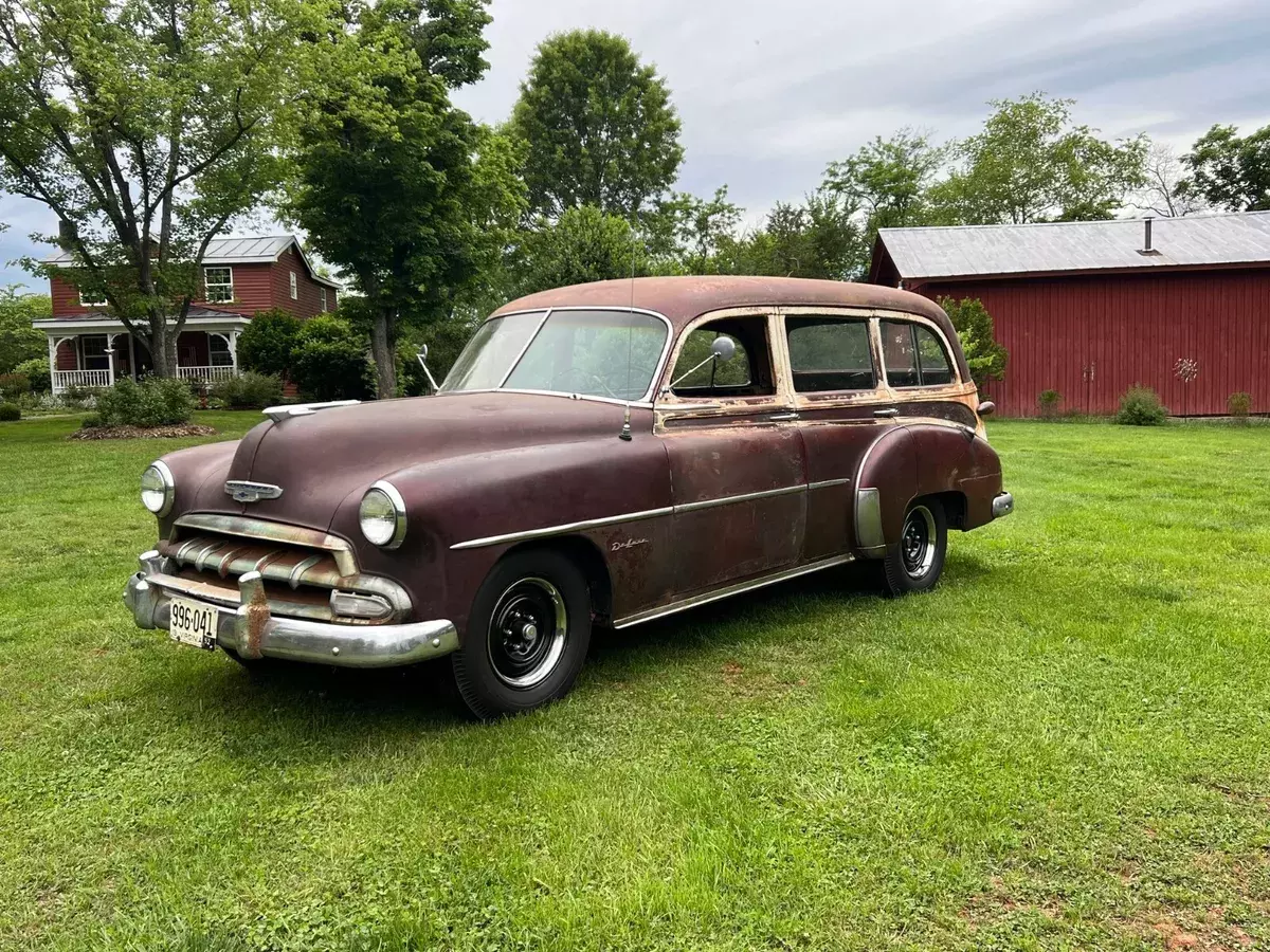 1952 CHEVROLET DELUXE TIN WOODY STATION WAGON W/PATINA - RARE 1952 Chevrolet Station Wagon