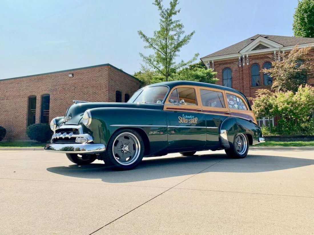 1952 Chevrolet Tin Woody Green Station Wagon 1952 Chevrolet Tin Woody
