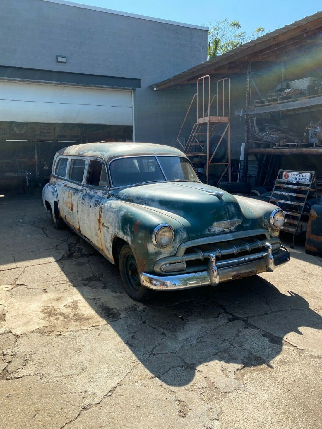 1952 Chevy Ambulance "barnette" Runs and Drives Good Title Original Patina 1952 Chevrolet ambulance