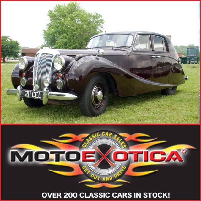 1952 Daimler Empress Saloon DB18 1 of 5 in the USA New leather interior, jaguar 1952 Other Makes Daimler Empress Saloon DB 18