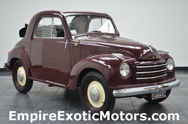 1952 Fiat 500C Topolino Mr. Bean Clown Car! 69K 1952 Fiat 500 Topolino Mr. Bean Clown Car!