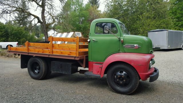 1952 FORD COE F6 TRUCK CABOVER CAB OVER ALL ORIGINAL VERY CLEAN SNUB NOSE 1952 Ford Other Pickups F6