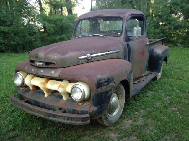 1952 Ford F-1 Pickup Truck Original Barn Find with Great Patina 1952 Ford Other Pickups