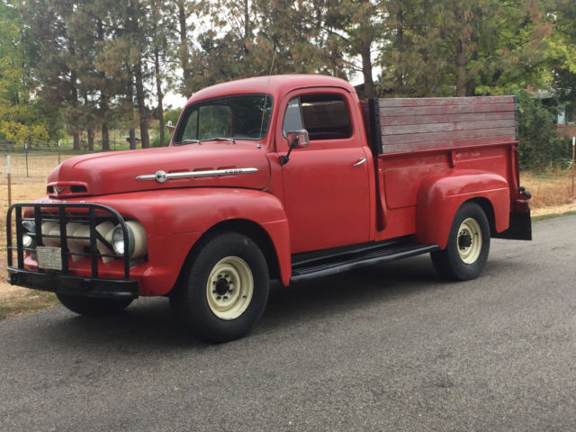 1952 Ford F-3 grain Bed  4 Speed  Flathead V-8 2 owner , tons of paper work 1952 Ford Other Pickups