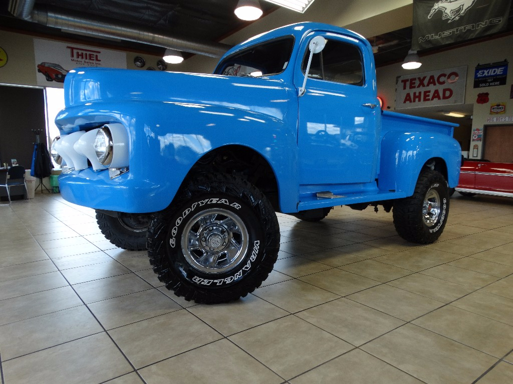 1952 Ford F1 Custom 4X4 5000 Miles Blue 5.0 Automatic 1952 Ford Other Custom 4X4