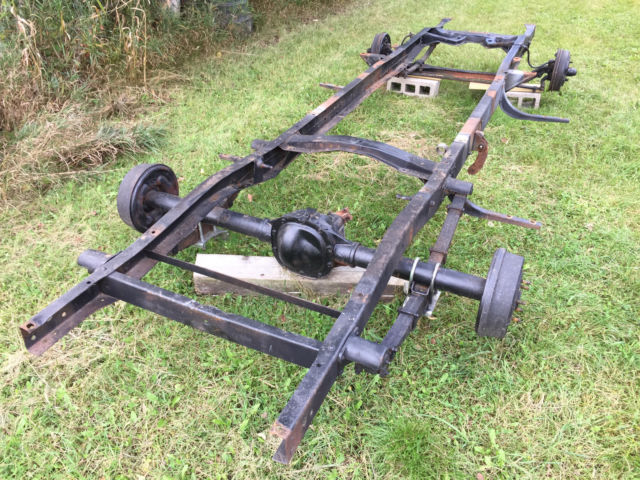 1952 FORD F1 PICKUP TRUCK STEEL FRAME, HUBS, MOUNTS, MORE 1952 Ford Other Pickups