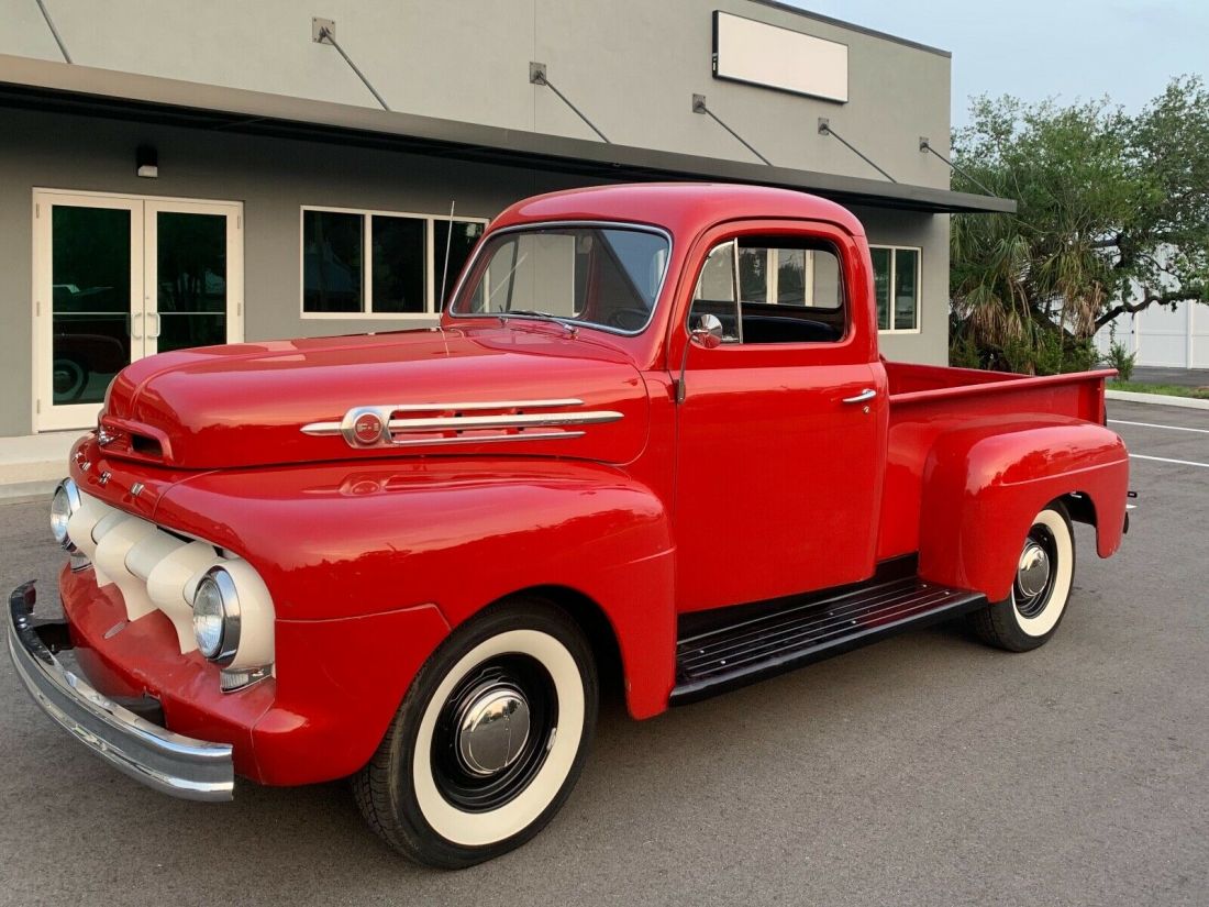 1952 Ford F1 Truck Flathead V8 F1 1950 1951 1953 1954 1955 1956 Henry Ford Steel 1952 Ford F-100 F1 Rock Solid Original Survivor Barn Find