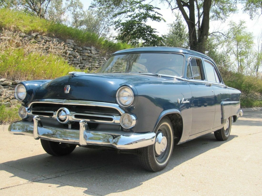 1952 FORD MAINLINE Sheridan Blue OVERDRIVE 8 cyl 3 Speed Manual 1952 Ford Other