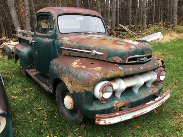 1952 ford pickup f1 rat rod patina barn find running hot rod ford truck 1951 Ford Other Pickups