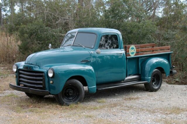 1952 GMC 3100 0 Turquoise Pickup Truck 231 Buick V6 350 1952 GMC 3100 --