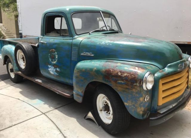 1952 GMC Pickup Original Inline 6 253-22 FARM TRUCK Rat ROD chevy c10 Runs/Drive 1952 GMC Other
