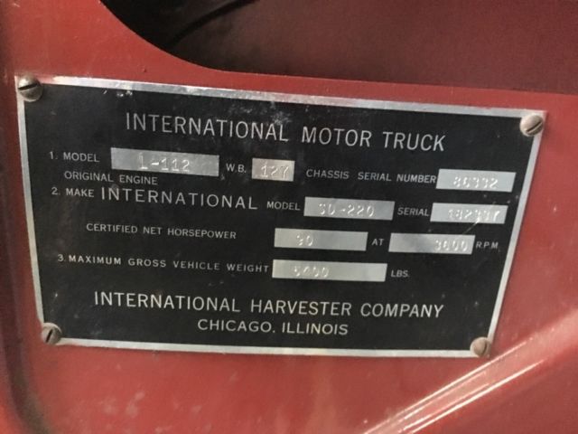 1952 International Harvester L-112 - photo 11