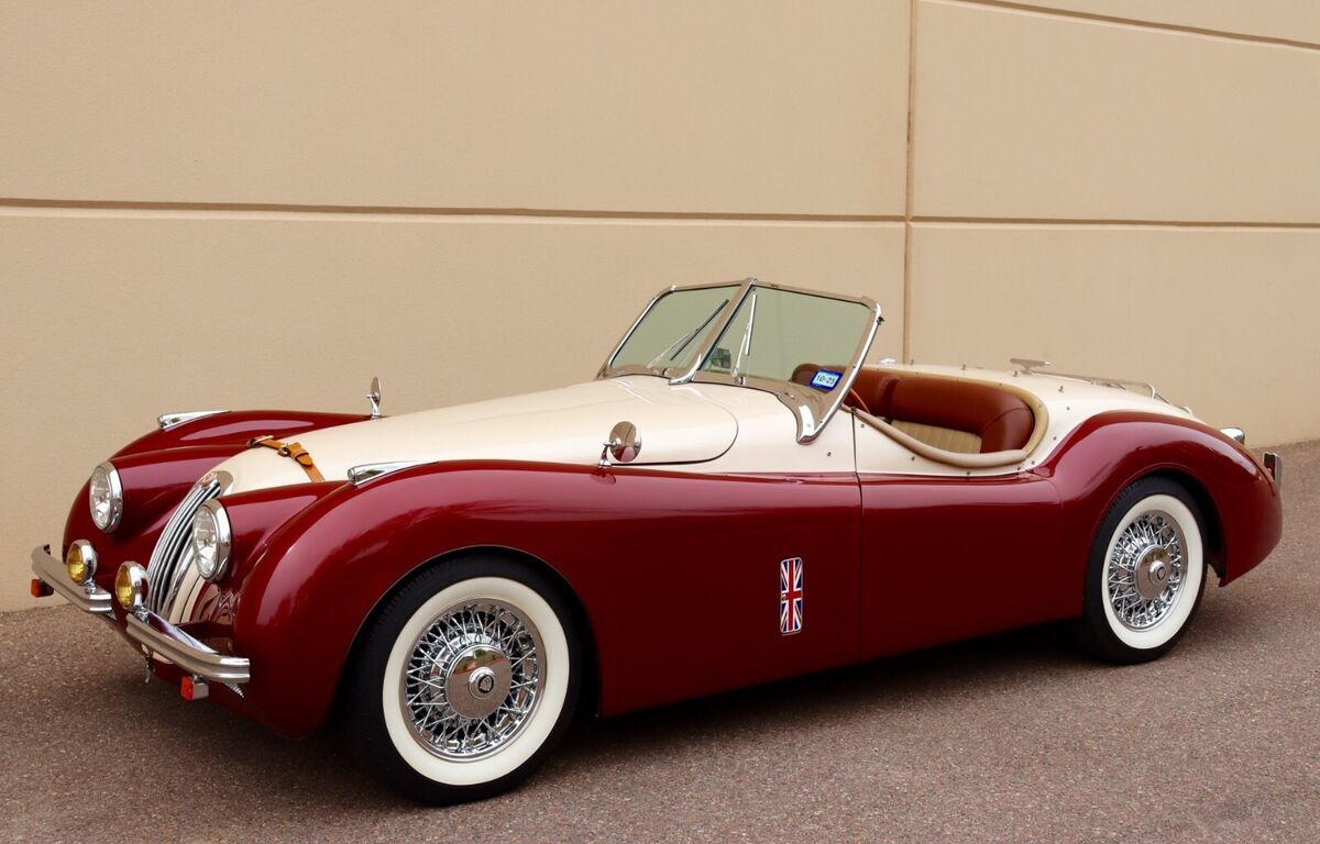 1952 Jaguar XK120 Replica Kit Car Oldtimer Tribute with a 350 Chevy Motor - photo 12