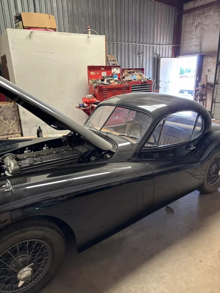 1952 Jaguar XK Black Black with Tan interior 1952 Jaguar XK Black with Tan interior