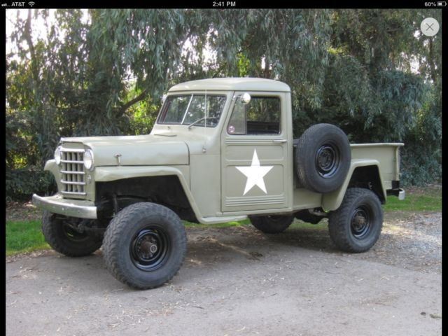 1952 Jeep Willy's Pick Up truck 1952 Willys