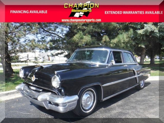 1952 Lincoln Capri 4-Dr 48027 Miles Ravon Black Classic Cars 90' V8 A 1952 Lincoln Capri 4-Dr