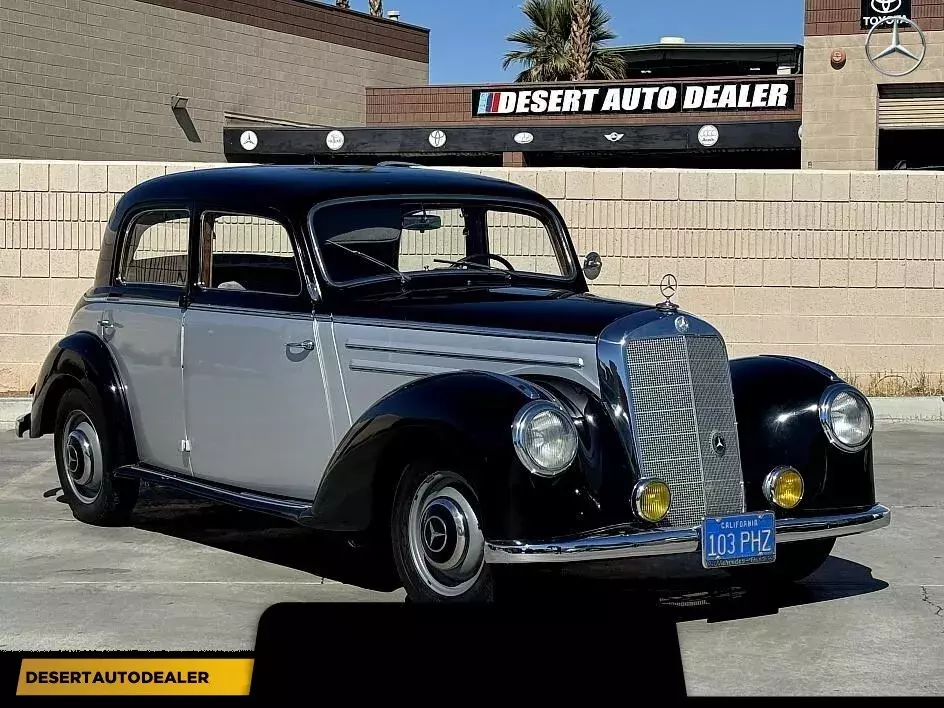 1952 Mercedes-Benz 220 240 48,000 Miles Black Sedan 6 1952 Mercedes-Benz 200-Series 240