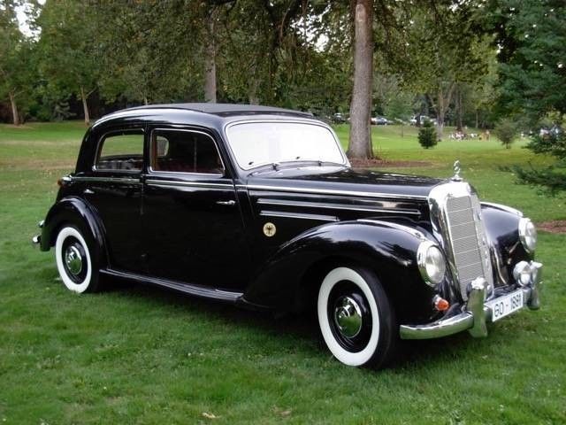 1952 Mercedes Benz 220A Touring Sedan 1952 Chrysler 200 Series